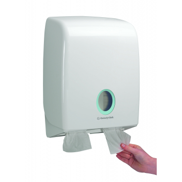 AQUARIUS* Toilettissue Dispenser Gevouwen 6990 Wit - Kimberly Clark
