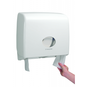 AQUARIUS* Toilettissue Dispenser Jumbo Non-Stop 6991 Wit - Kimberly Clark