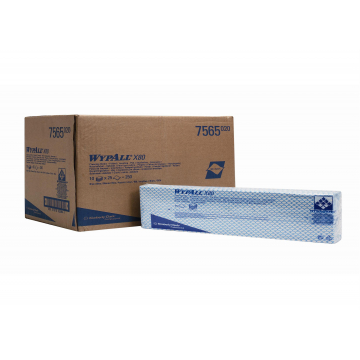 WYPALL* X80 Plus Sopdoeken intergevouwen 7565 Blauw - Kimberly Clark