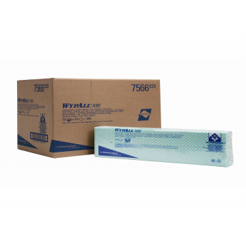 WYPALL* X80 Plus Sopdoeken intergevouwen 7566 Groen - Kimberly Clark