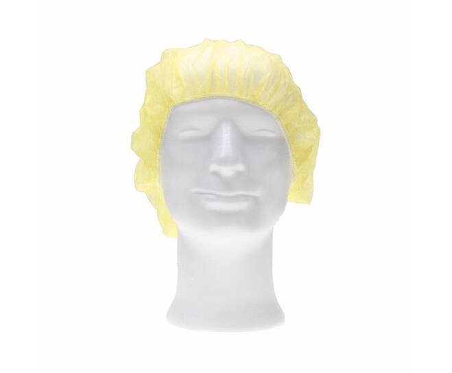 CMT Baret Non Woven PP Geel 50 CM (Bouffant CAP)