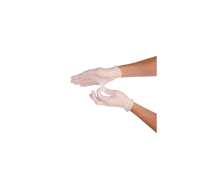 CMT Latex Handschoenen Poedervrij Wit