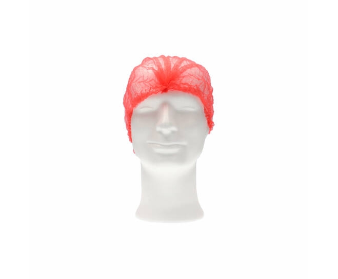 CMT Baret Non Woven PP Rood 49cm (Clip Cap)