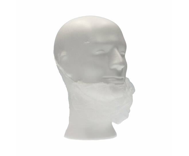 CMT pp Non Woven Baardmasker met 1 Elastiek Wit 1000stuks