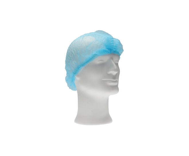 CMT pp non woven haarnetje, blauw, 53cm 'clip cap'