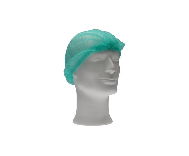 CMT Haarnetje Non Woven PP Groen 53cm (Clip Cap)