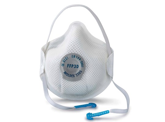 Moldex FFP3 NR D masker met Klima-ventiel 2505 10 stuks