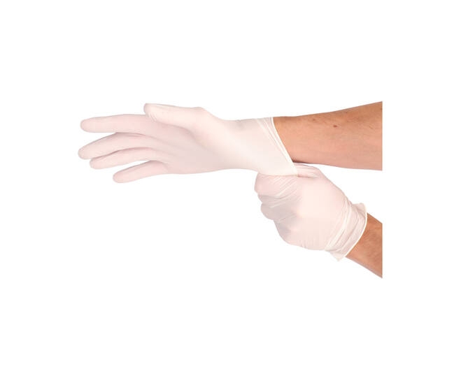 CMT Soft Nitril Handschoenen Poedervrij Wit