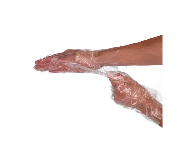 CMT PE handschoenen, transparant, glad 30cm 25my 5000 stuks