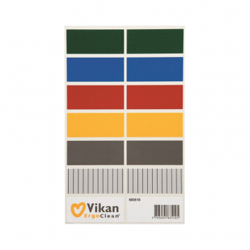 Vikan Stickervel kleurcodering 583510