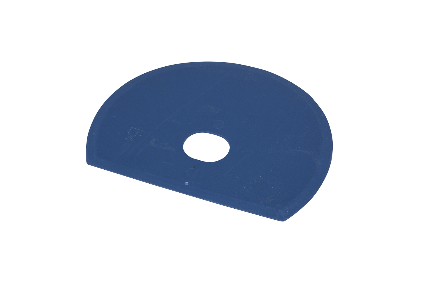 FBK HCS Deegschraper rond met gat 160x125x165mm metaal detecteerbaar