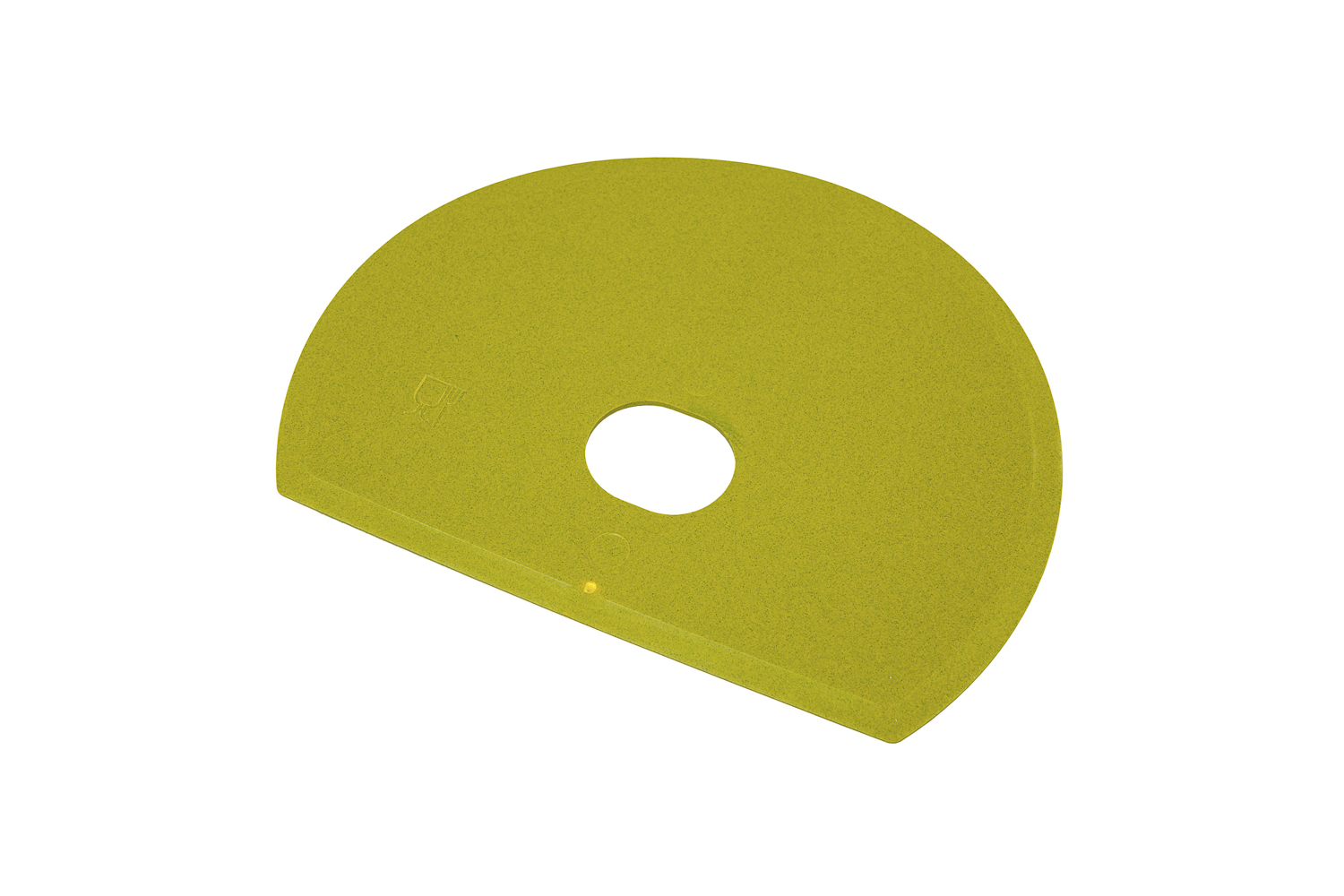 FBK HCS Deegschraper rond met gat 160x125x165mm metaal detecteerbaar