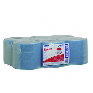 WYPALL* L10 Poetsdoeken Roll Control 7494 Blauw - Kimberly Clark