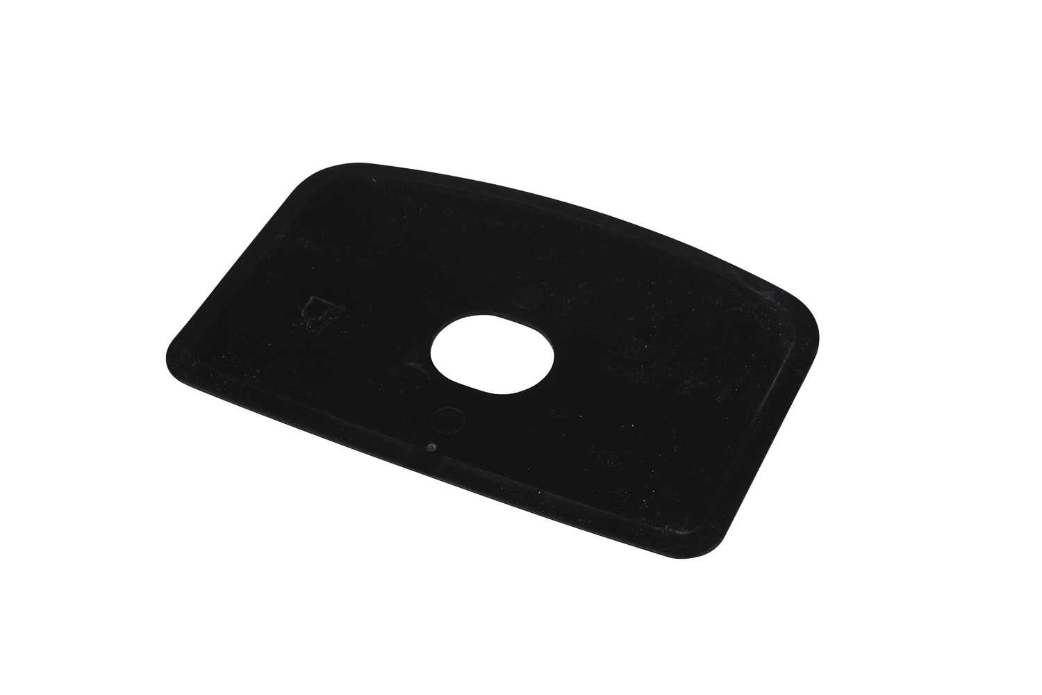 FBK HCS Deegschraper recht met gat 146x98mm polypropyleen