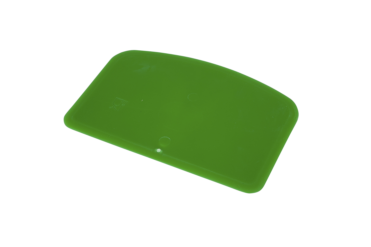 FBK HCS Deegschraper recht zonder gat 146x98mm polypropyleen