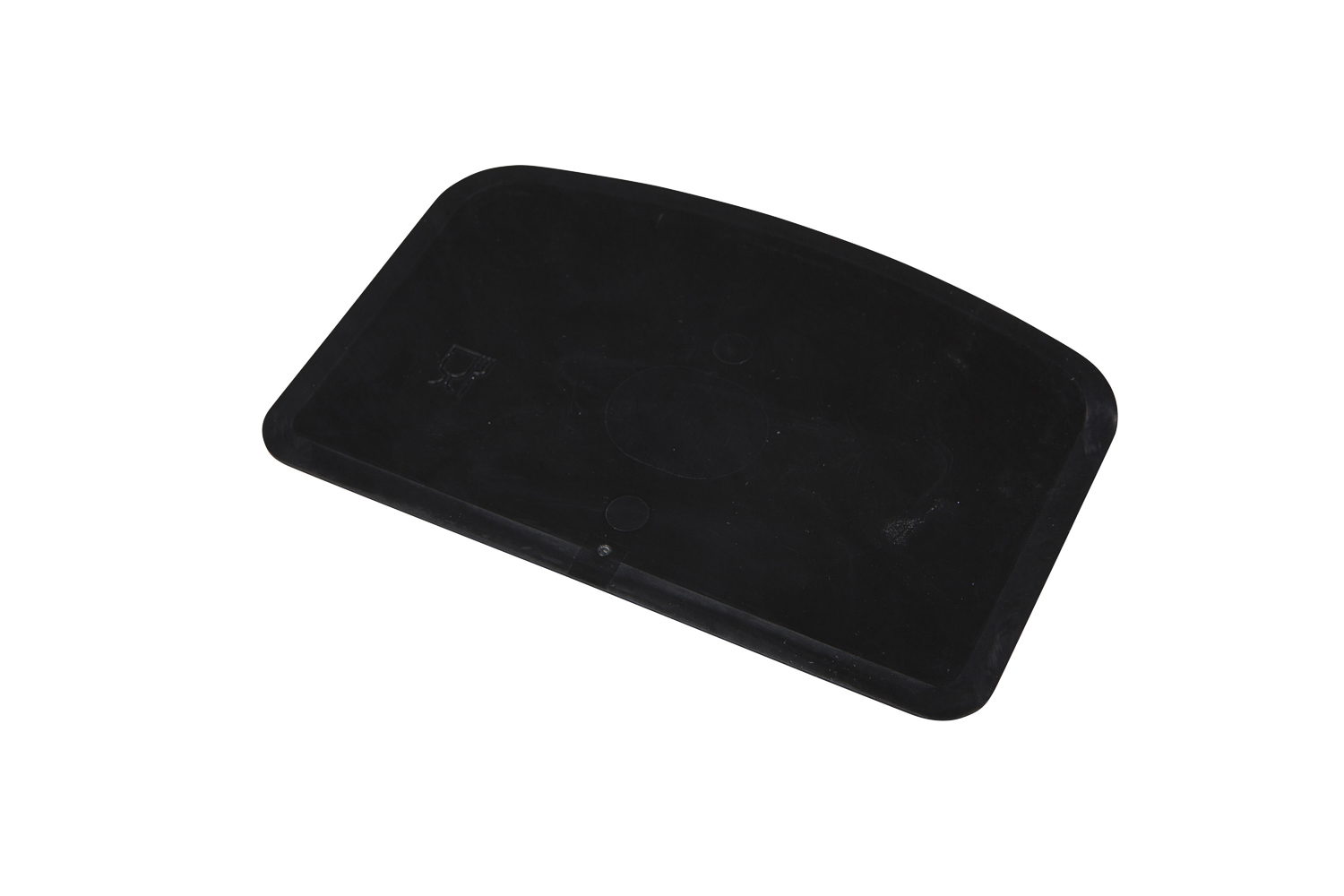 FBK HCS Deegschraper recht zonder gat 146x98mm polypropyleen