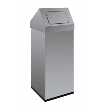 RVS afvalbak Carro-Push 110 ltr