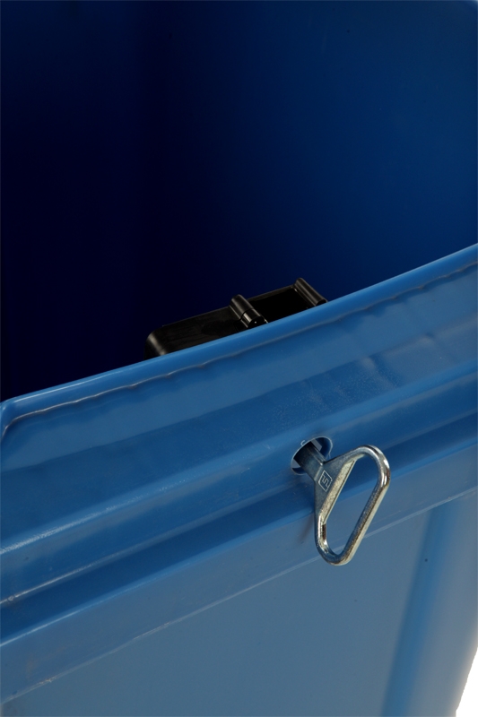 Kliko met slot en papiergleuf 240 liter