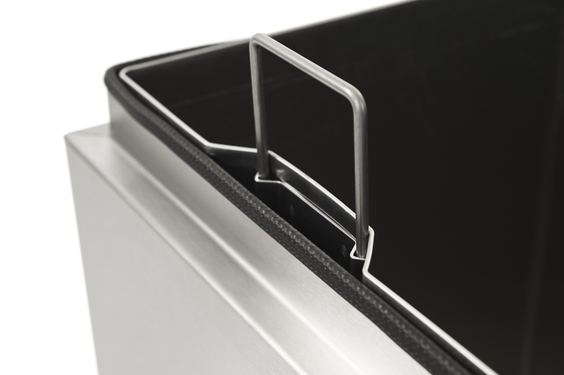 RVS Afvalbak Tumble deluxe 110 liter (vlamdovend)