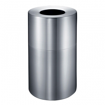 Aluminium Afvalbak grote capaciteit 130 liter