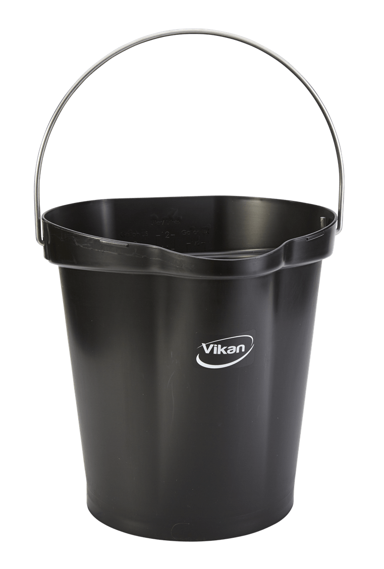 Vikan Emmer 12 liter 56869 zwart