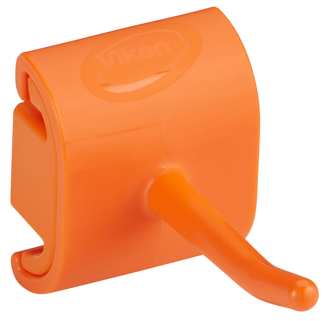 Vikan hygiënisch ophangsysteem enkele haak 10127 oranje