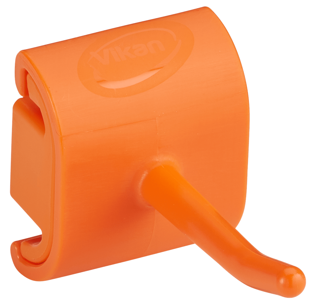 Vikan hygiënisch ophangsysteem enkele haak 10127 oranje