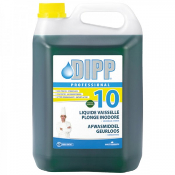 Dipp 10 Afwasmiddel Geurloos 5L