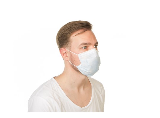 CMT Chirurgisch mondmasker blauw 3-laags met oorelastiek type II m1431120 960 stuks