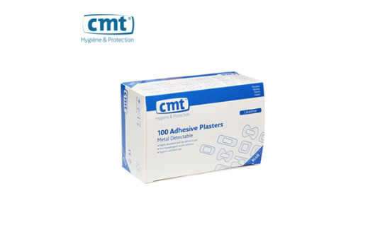 CMT hygiënische detectiepleisters Blauw Ø25mm