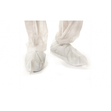 CMT Non Woven Schoenovertrek Wit-Witte Pe Zool 42x23cm 60 micron 300 Stuks