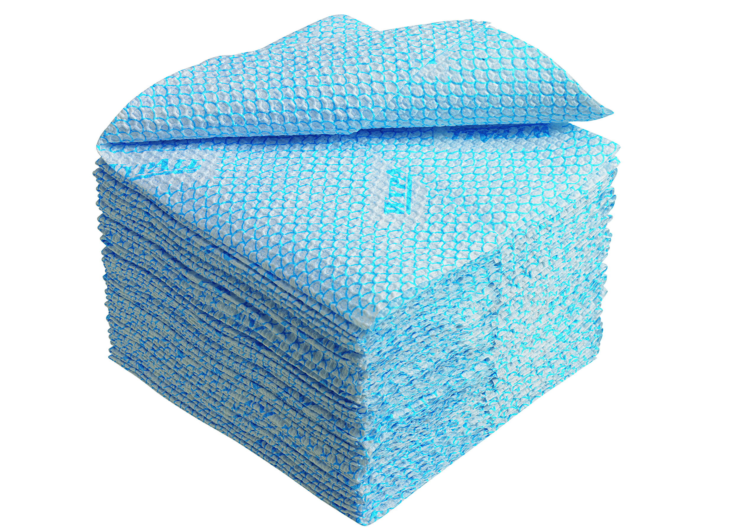 WYPALL* X80 Plus Sopdoeken 1/4 Gevouwen 19139 Blauw - kimberly Clark