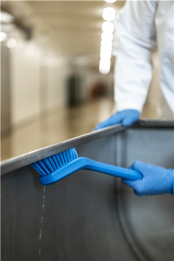 Vikan Smalle Reinigingsborstel Lange Steel Hard 4185